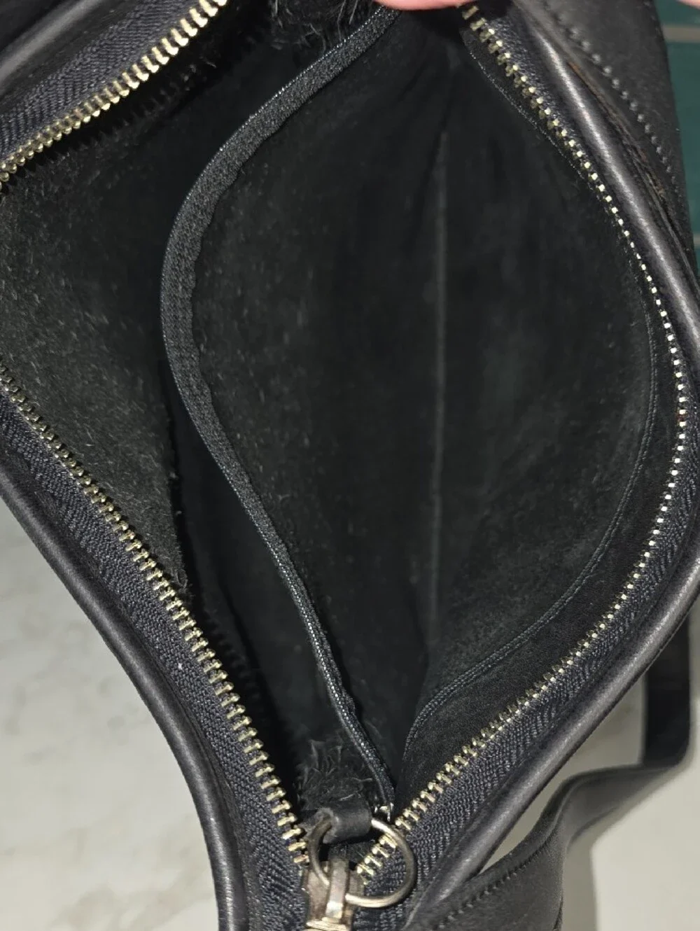 Vintage Y2KCOACH Andrea Slim Bucket Bag Black Leather